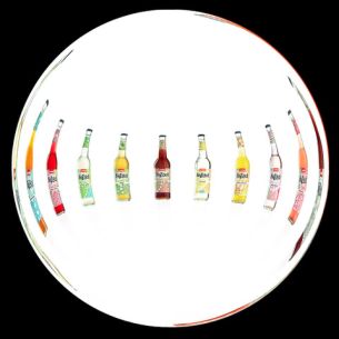 Flaschenparade mit Animation